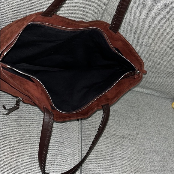 Gorgeous All Saints Fluer De Lis East West Suede Tote
Burgundy Handbag ! - Picture 7 of 10